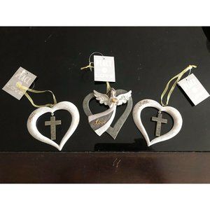 St. Nicholas square faith and love angel ornaments